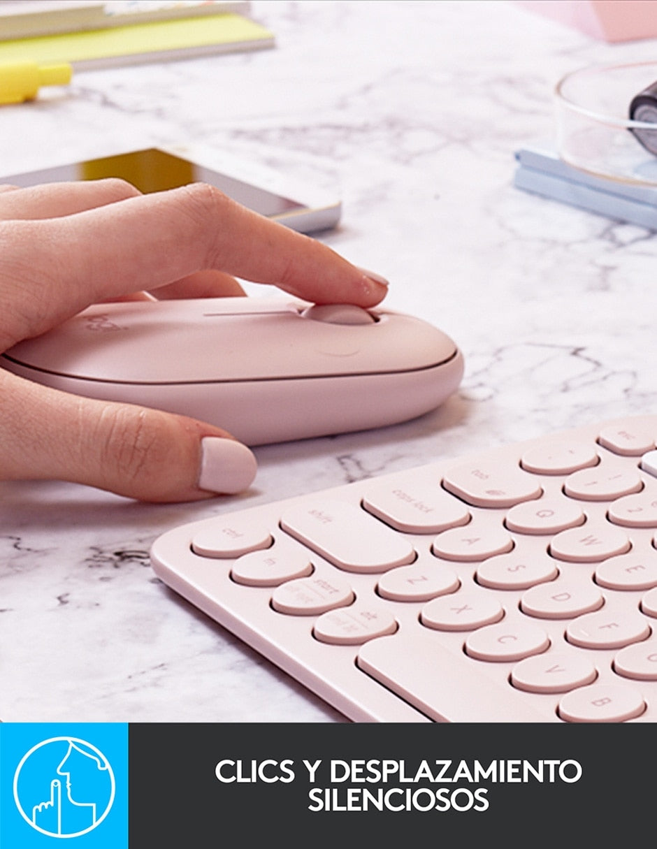 Mouse Inalámbrico Logitech Pebble Silencioso - Image 3
