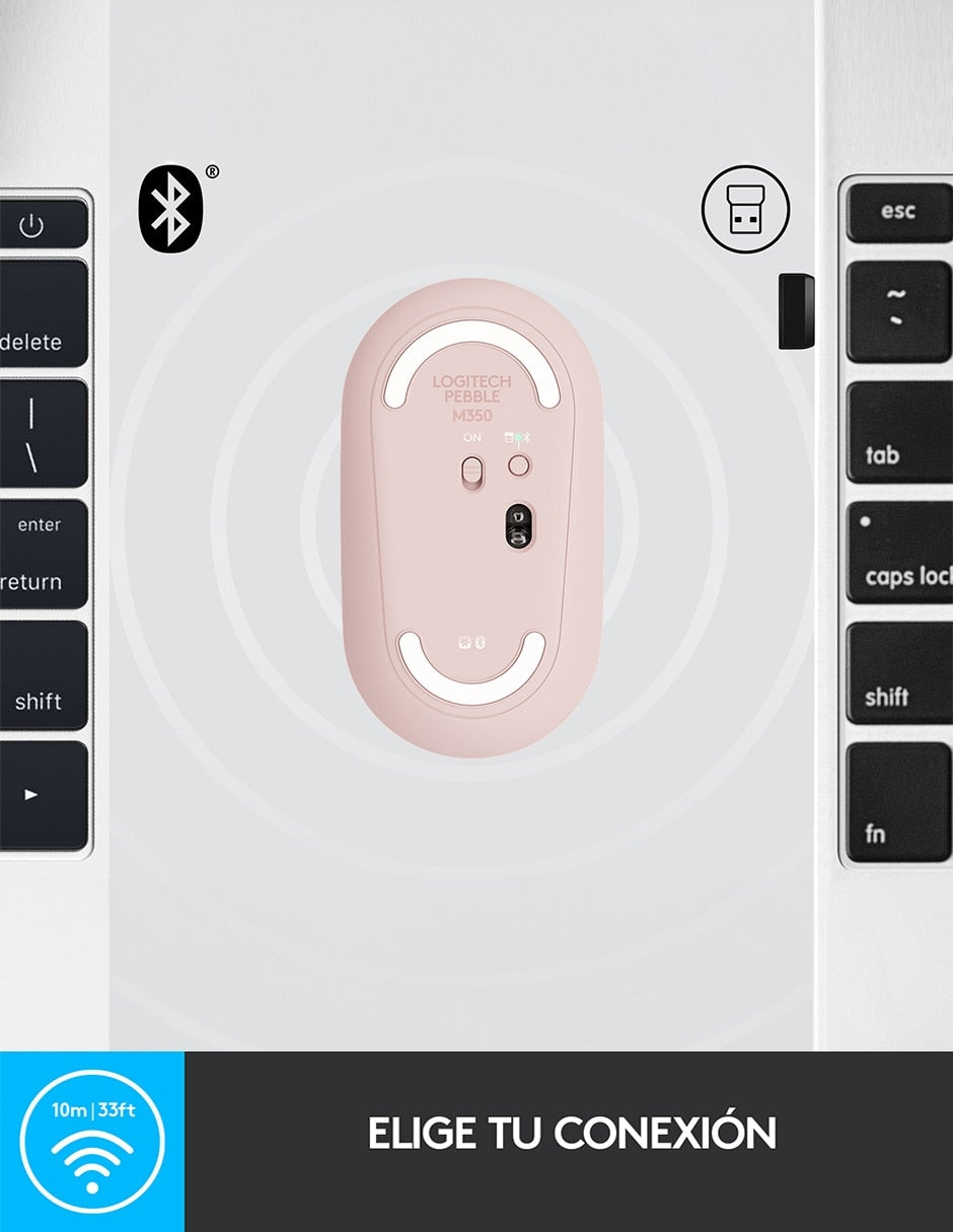 Mouse Inalámbrico Logitech Pebble Silencioso - Image 5