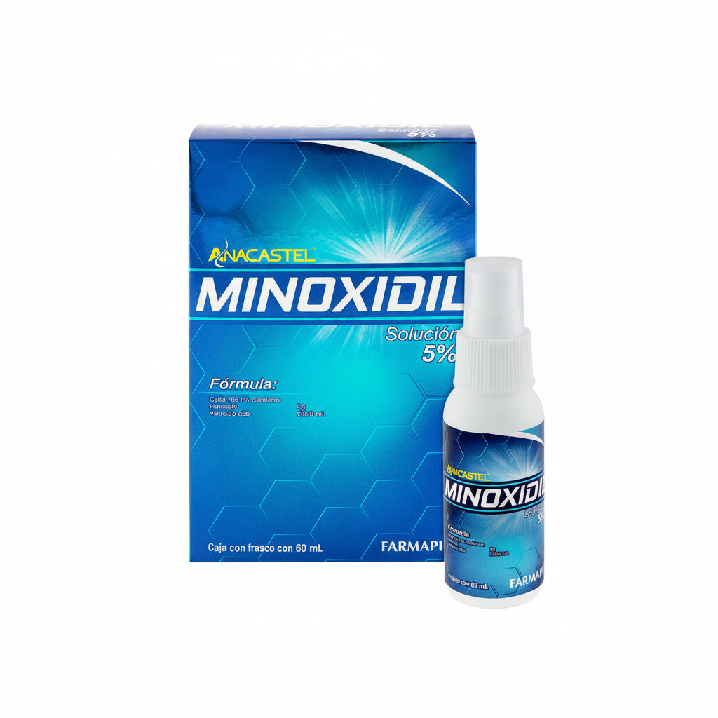 Minoxidil 5% Anacastel Tratamiento Caída 60ml - Image 1