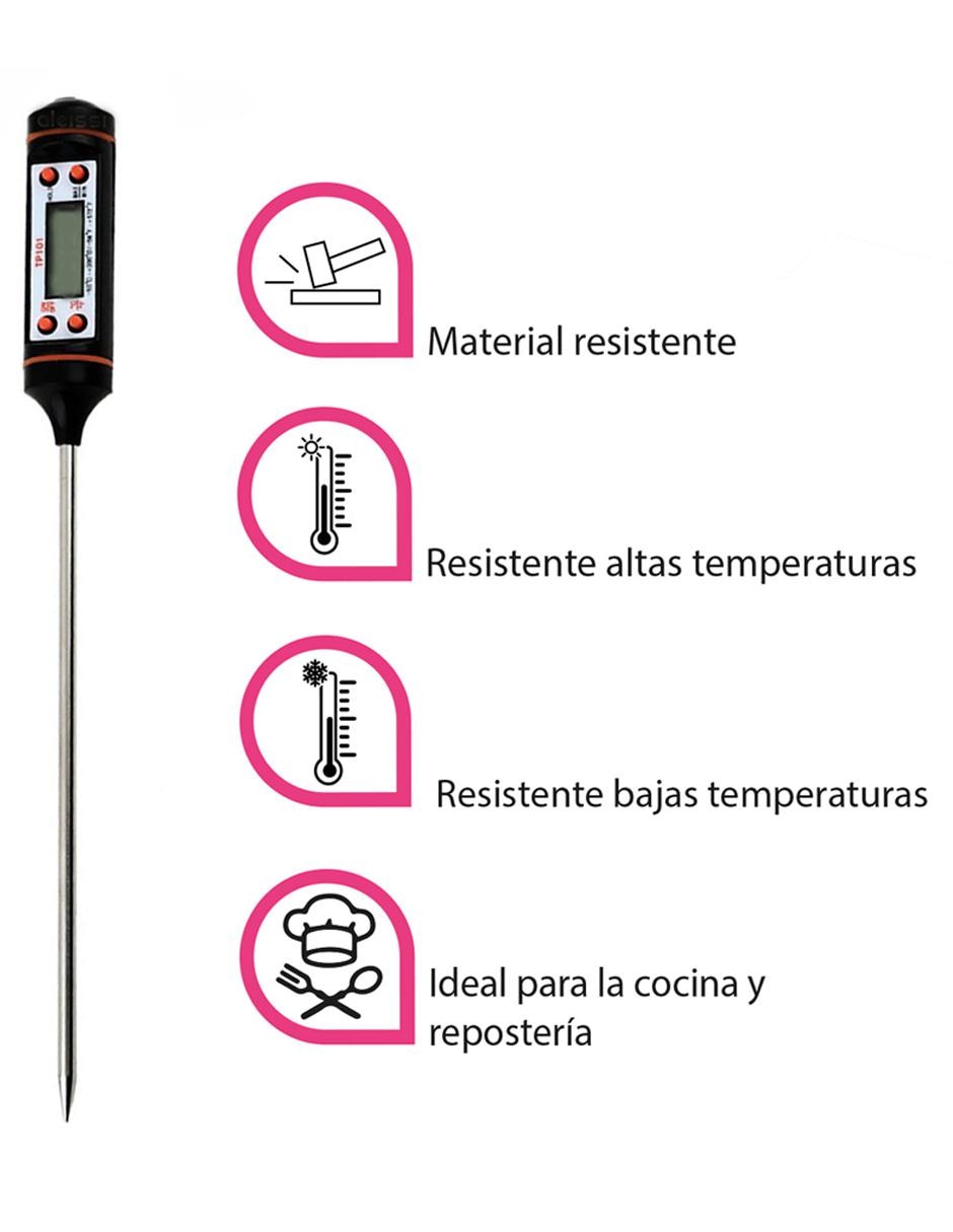 Termómetro Digital ALEISSI Cocina 15cm -50 a 300°C - Image 2