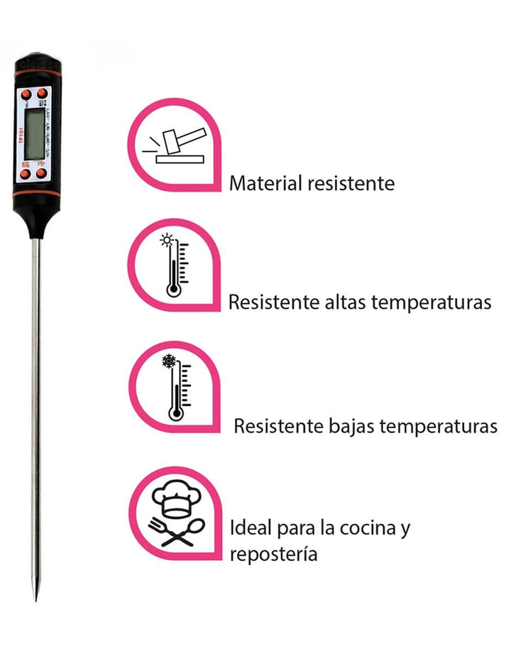 Termómetro Digital ALEISSI Cocina 15cm -50 a 300°C - Image 2