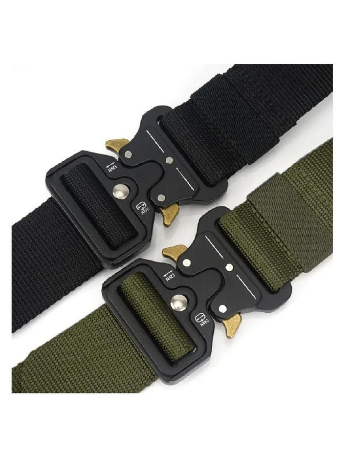 Cinturón Táctico Negro Militar 125cm Unisex - Image 2