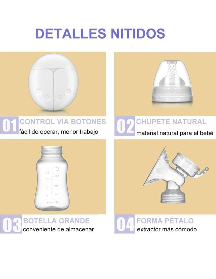 Extractor de Leche Eléctrico Doble Manos Libres - Image 2