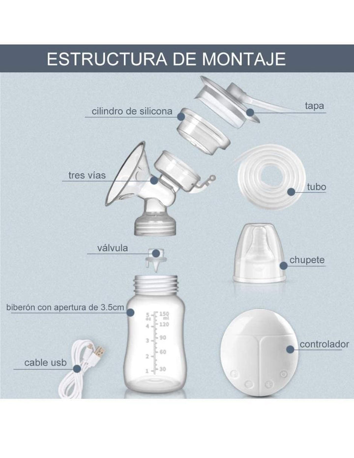 Extractor de Leche Eléctrico Doble Manos Libres - Image 3