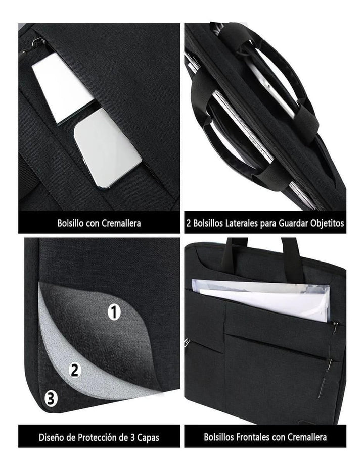 Maletín Nubily Impermeable para Laptop 15.6" - Image 3
