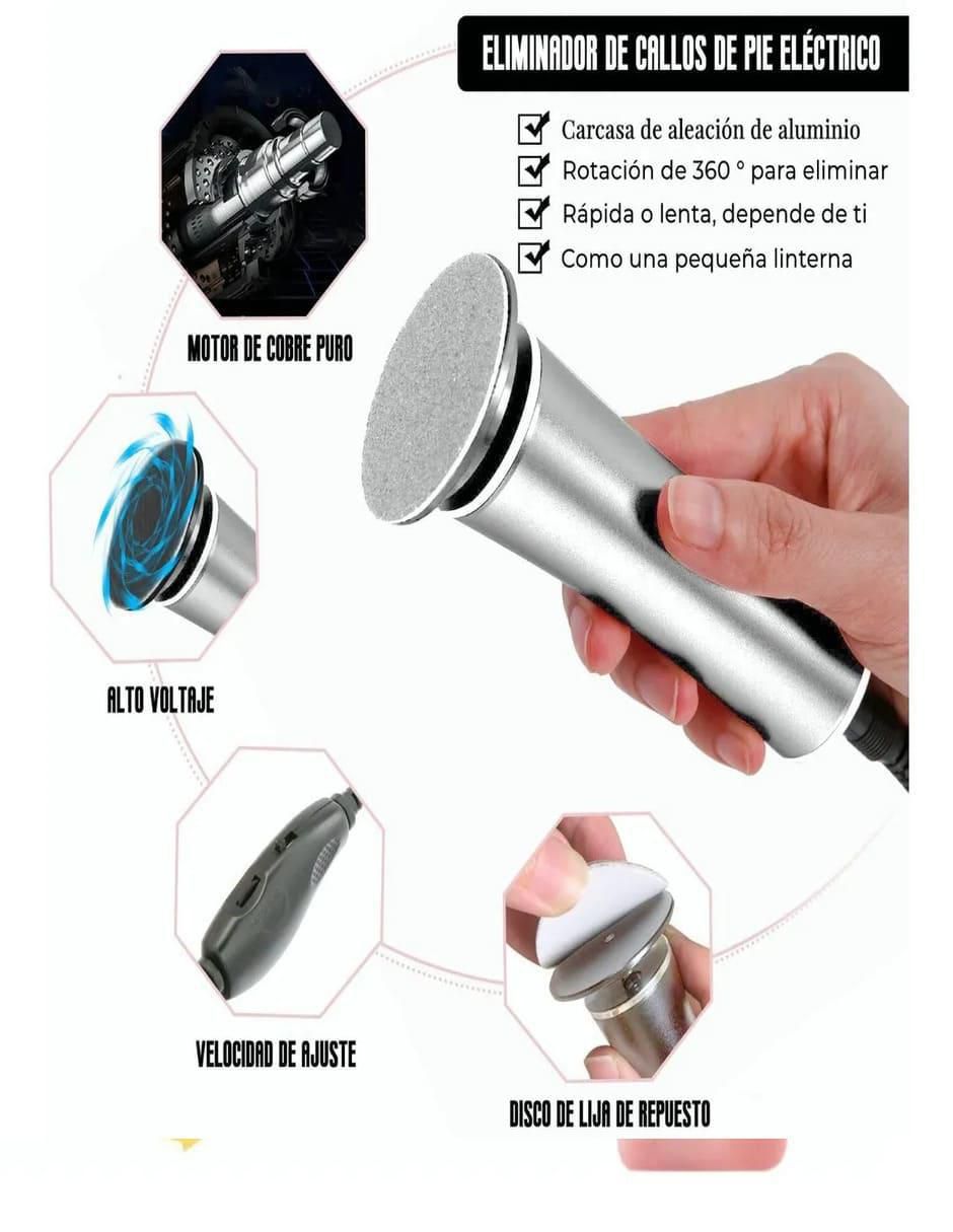Set Pedicure Manual con Controlador de Velocidad - Image 3