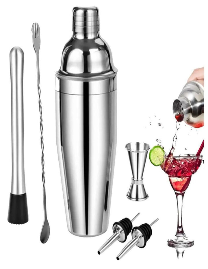 Set de Coctelera de Acero Inoxidable 10 Piezas - Image 2