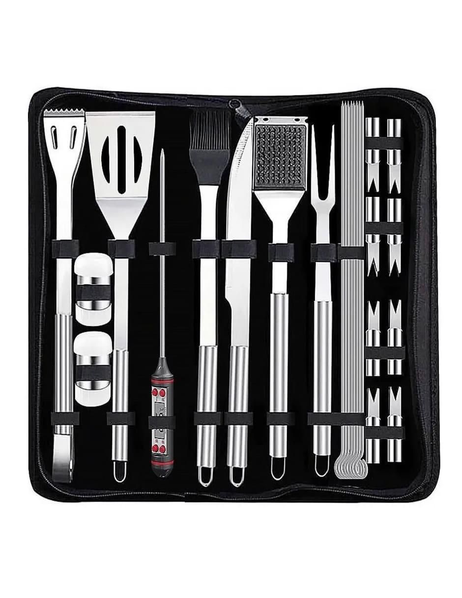 Set de Utensilios para Asar Acero Inoxidable 6 Piezas - Image 1