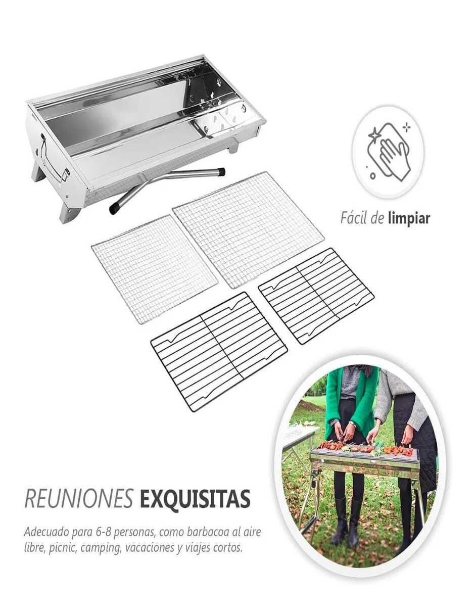 Asador de Carbón Aquila Sonora Plus Acero Inoxidable