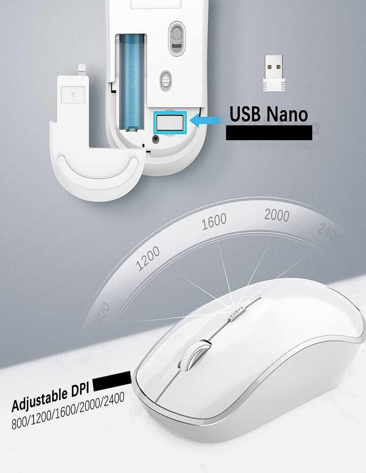 Mouse y Teclado Inalambrico USB 2 en 1 - Image 3