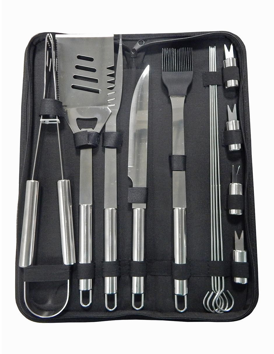 Juego Utensilios Asador Aquila Acero Inox 5 Piezas - Image 1