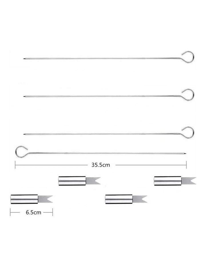 Juego Utensilios Asador Aquila Acero Inox 5 Piezas - Image 2