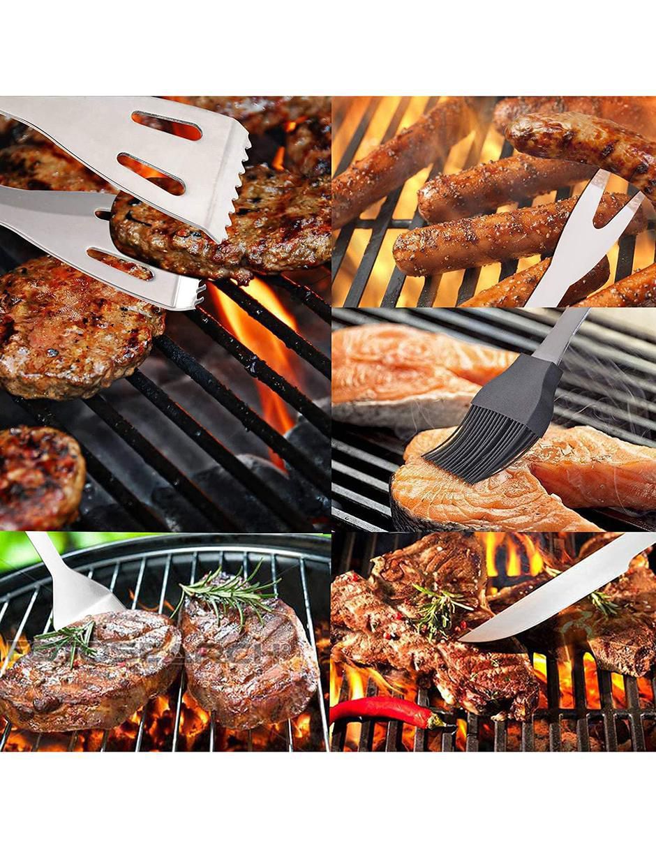 Juego Utensilios Asador Aquila Acero Inox 5 Piezas - Image 6