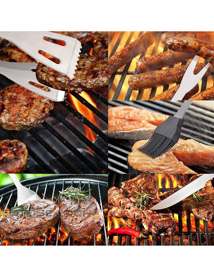 Juego Utensilios Asador Aquila Acero Inox 5 Piezas - Image 6