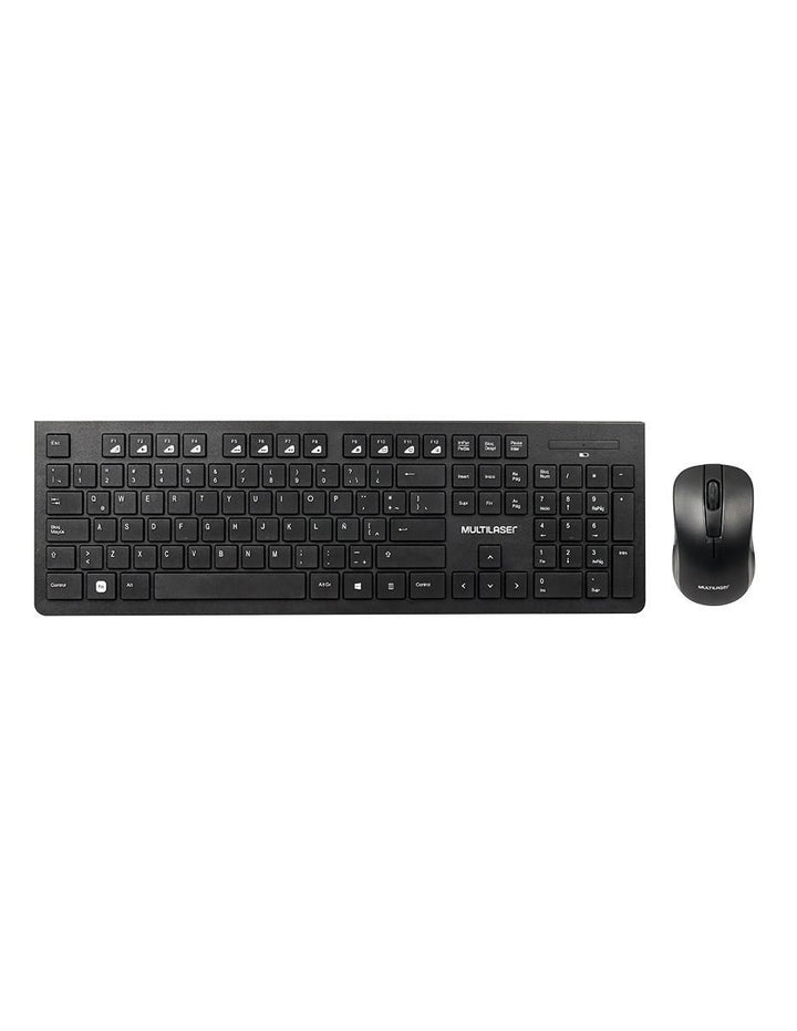Mouse y Teclado Inalámbrico Slim Multilaser - Image 1
