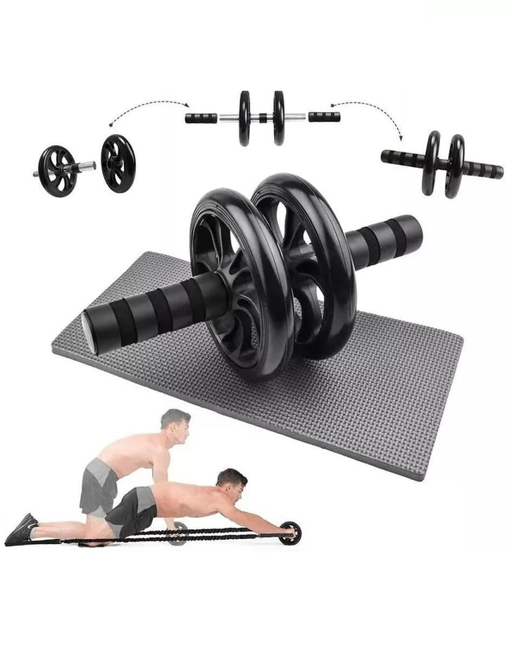 Set Rodillos Abdominales 6 en 1 con Cuerda para Saltar - Image 3
