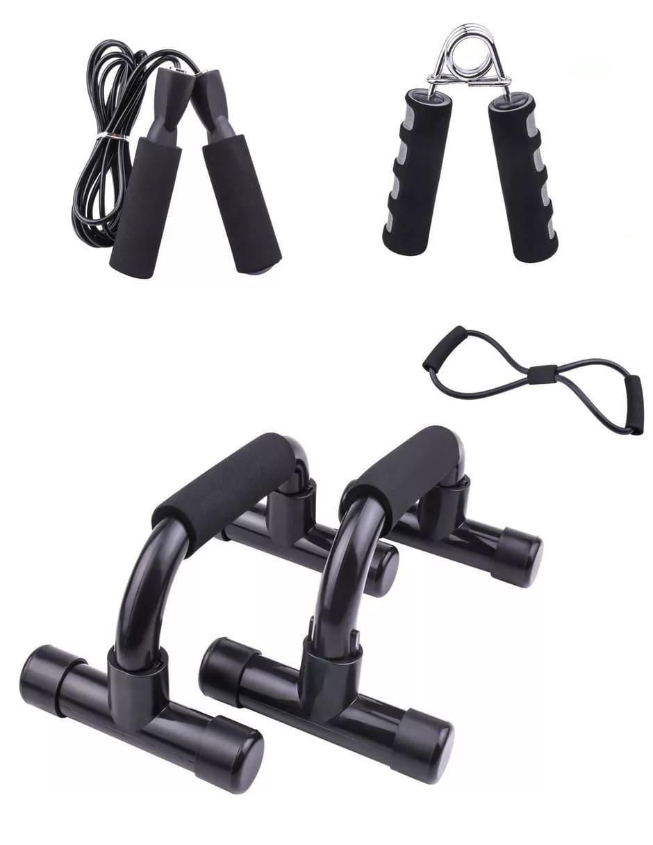 Set Rodillos Abdominales 6 en 1 con Cuerda para Saltar - Image 4