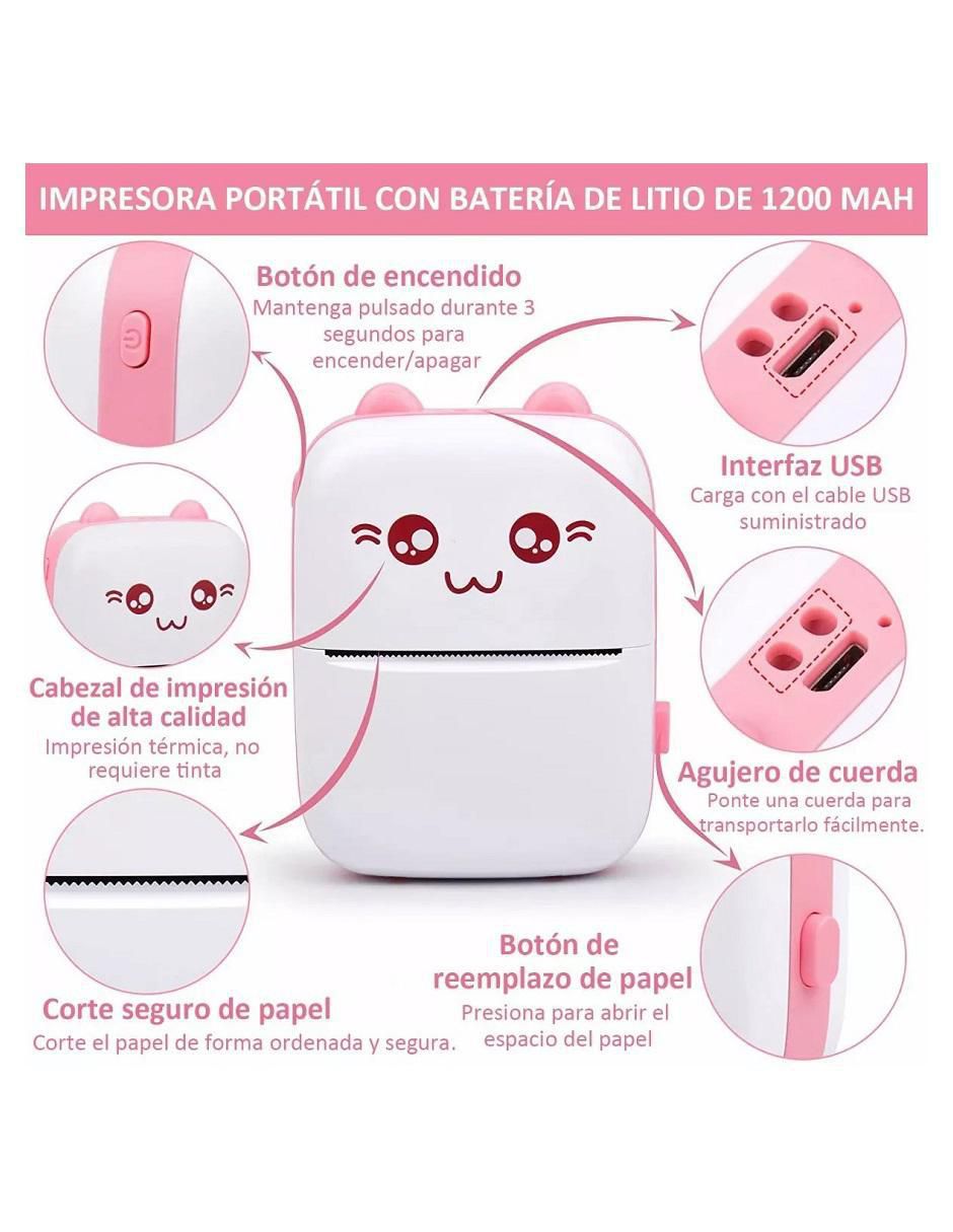 Impresora Térmica Portátil Monocromática Inalámbrica - Image 3