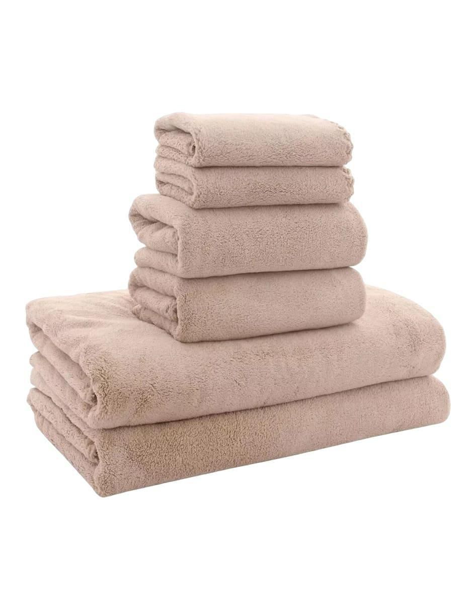 Juego Toallas Baño Microfibra 6 Piezas - Image 1