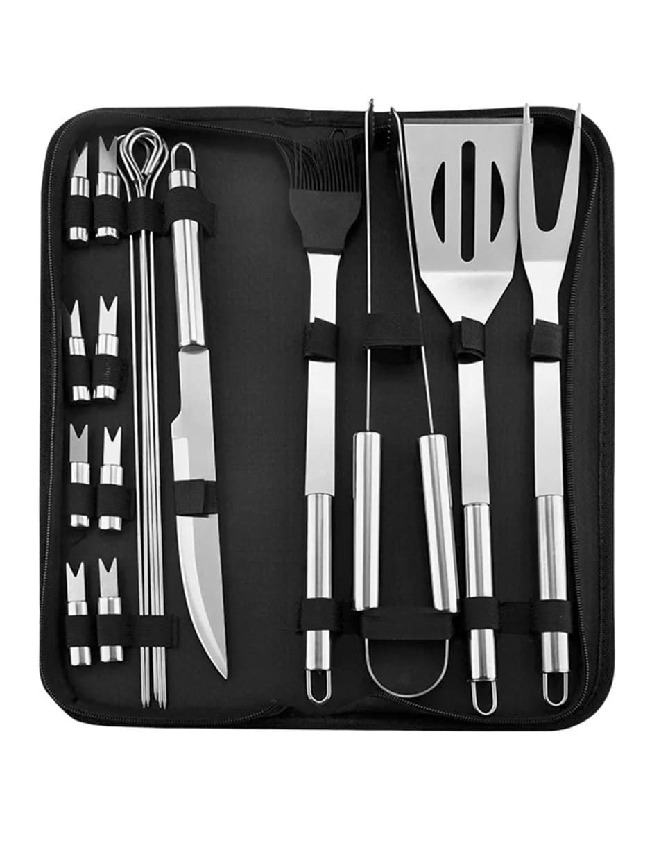 Set de Utensilios para Asar Acero Inoxidable 5 Piezas - Image 1