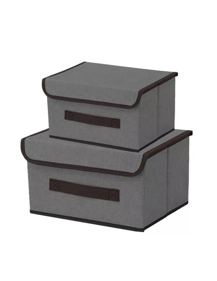Caja de Tela Cuadrada Organizadora con Tapa - Image 1