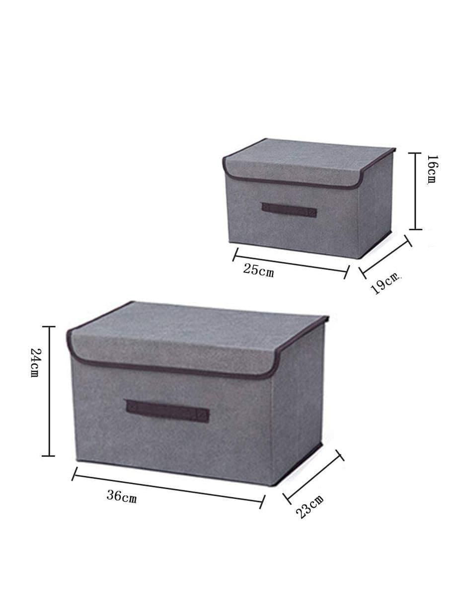 Caja de Tela Cuadrada Organizadora con Tapa - Image 3