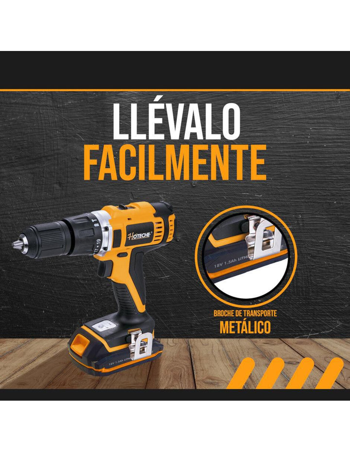 Taladro Inalámbrico Hoteche 18V Li-ion - Image 5