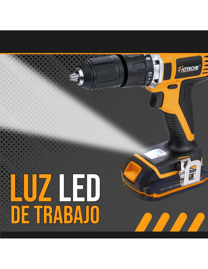 Taladro Inalámbrico Hoteche 18V Li-ion - Image 6