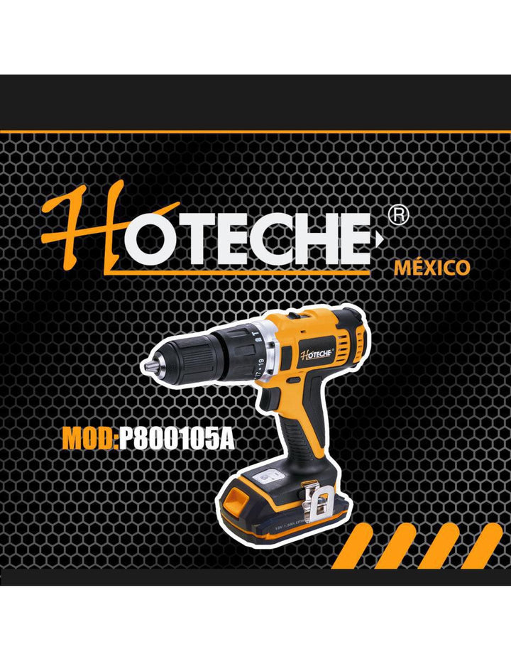 Taladro Inalámbrico Hoteche 18V Li-ion - Image 9