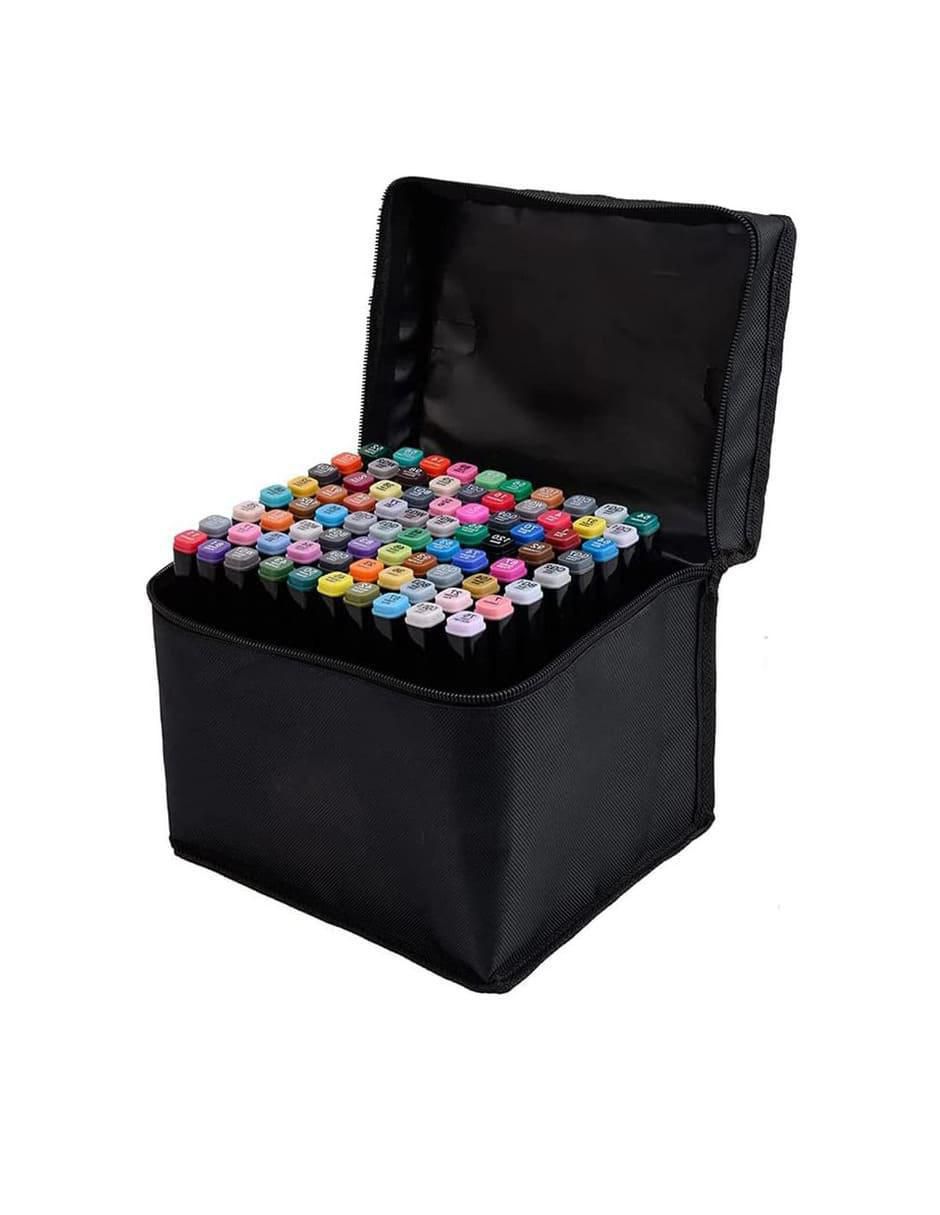 Set de Plumones 80 Piezas Colores Organizados - Image 1