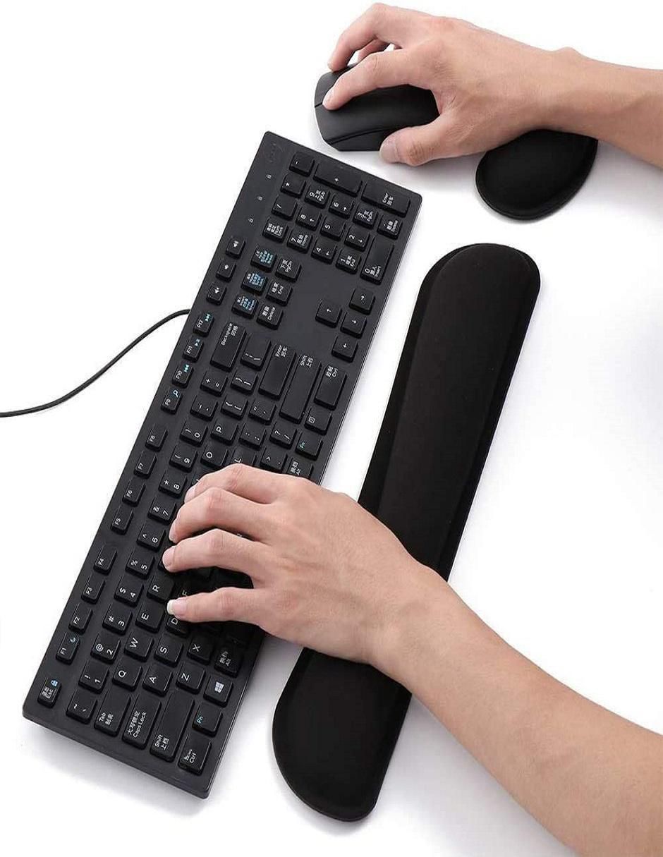 Mouse Pad con Reposamuñecas Antideslizante Set - Image 3