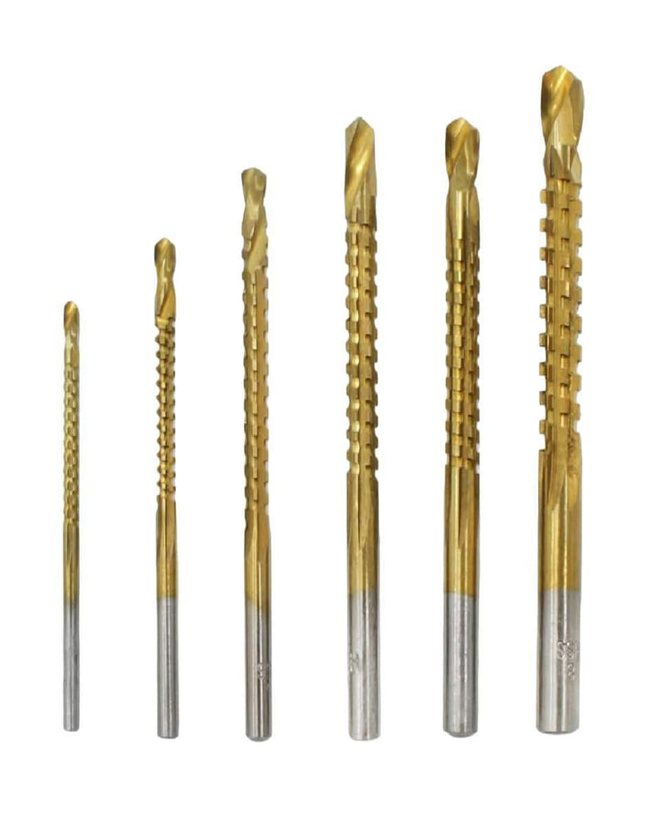 Brocas para Madera HSS Titanio 6 Piezas - Image 1