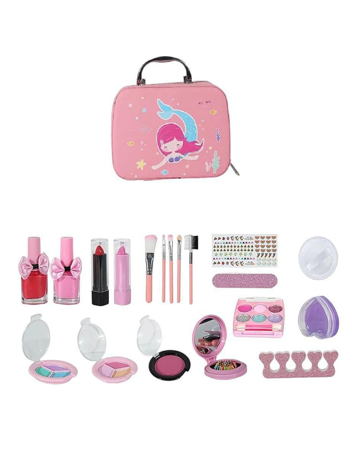 Kit de Maquillaje para Niñas con Bolsa y Accesorios - Image 1