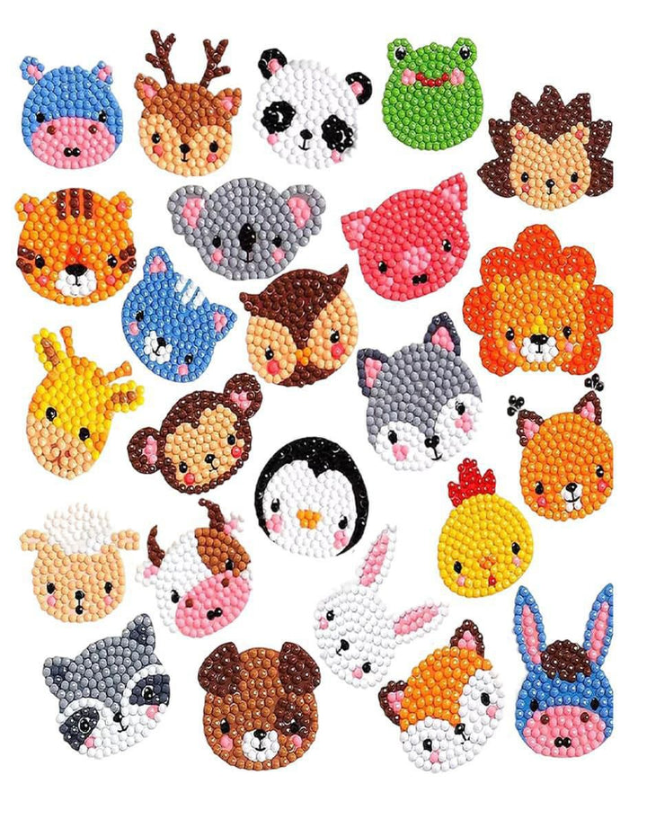 Kit Diamantes de Resina con 24 Pegatinas - Image 1