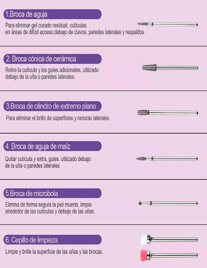 Set de Manicura Profesional para Gel Acrílico 3pc - Image 3