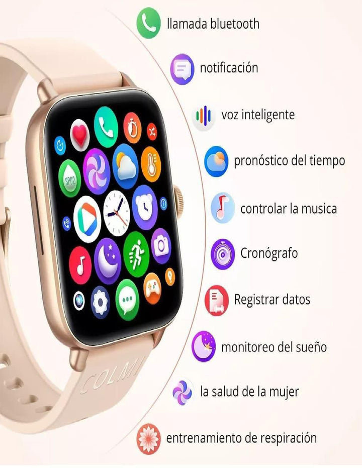 Smartwatch Reloj Inteligente Bluetooth Mujer - Image 2