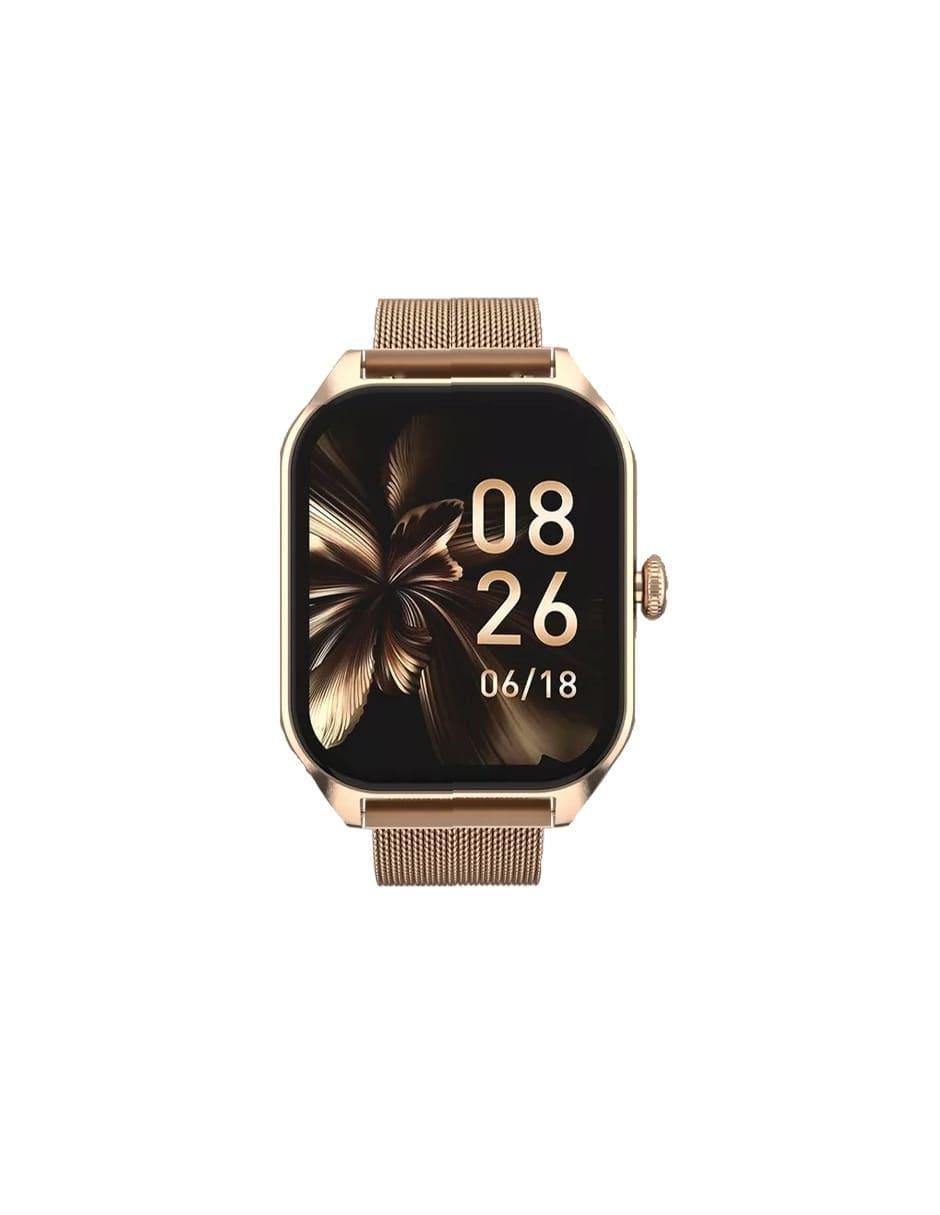 Smartwatch con Altavoz y Correa Acero - Image 1