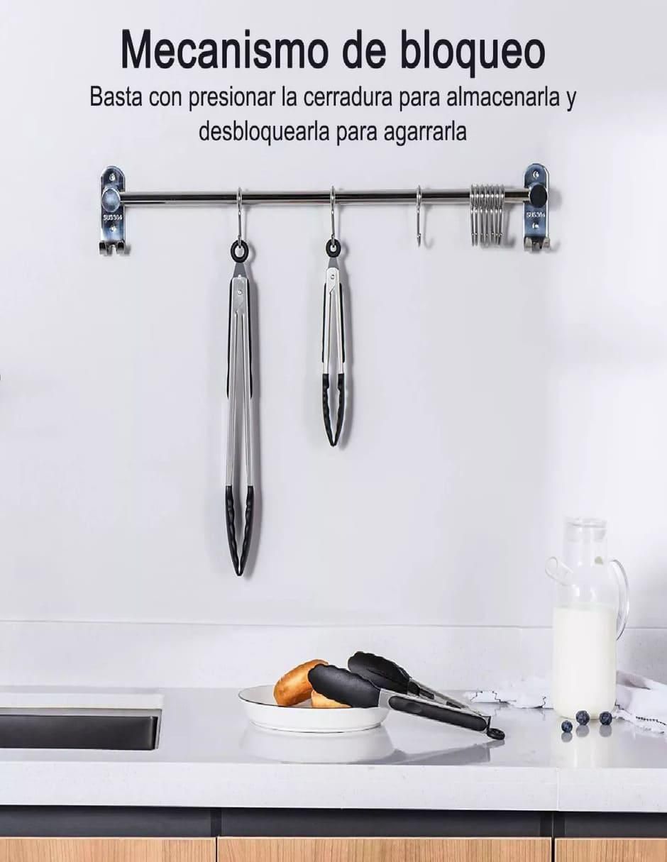 Set de Utensilios Acero Inoxidable y Silicona 6 Piezas - Image 2