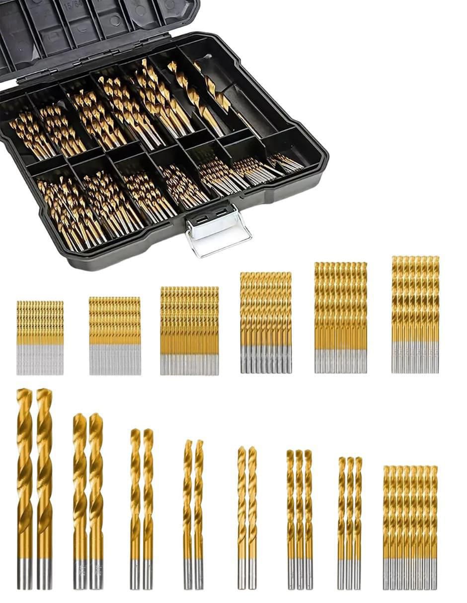 Juego de Brocas HSS Titanio 120 Piezas para Madera - Image 1