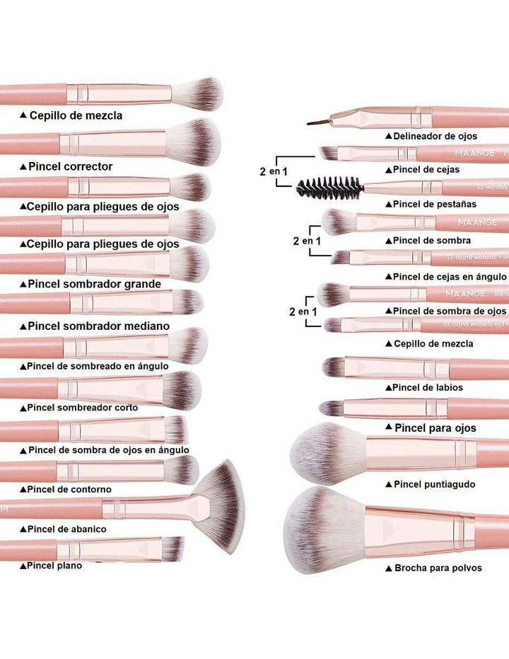 Brochas de Maquillaje Profesional 15 Piezas - Image 5