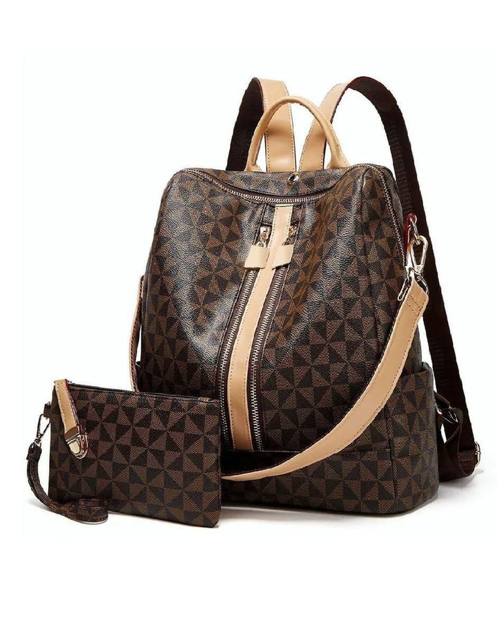 Mochila para Mujer con Cartera y Bolsillos Multifuncionales - Image 2