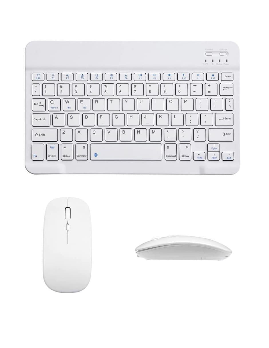 Teclado y Mouse con Teclas Redondas para iPad - Image 2