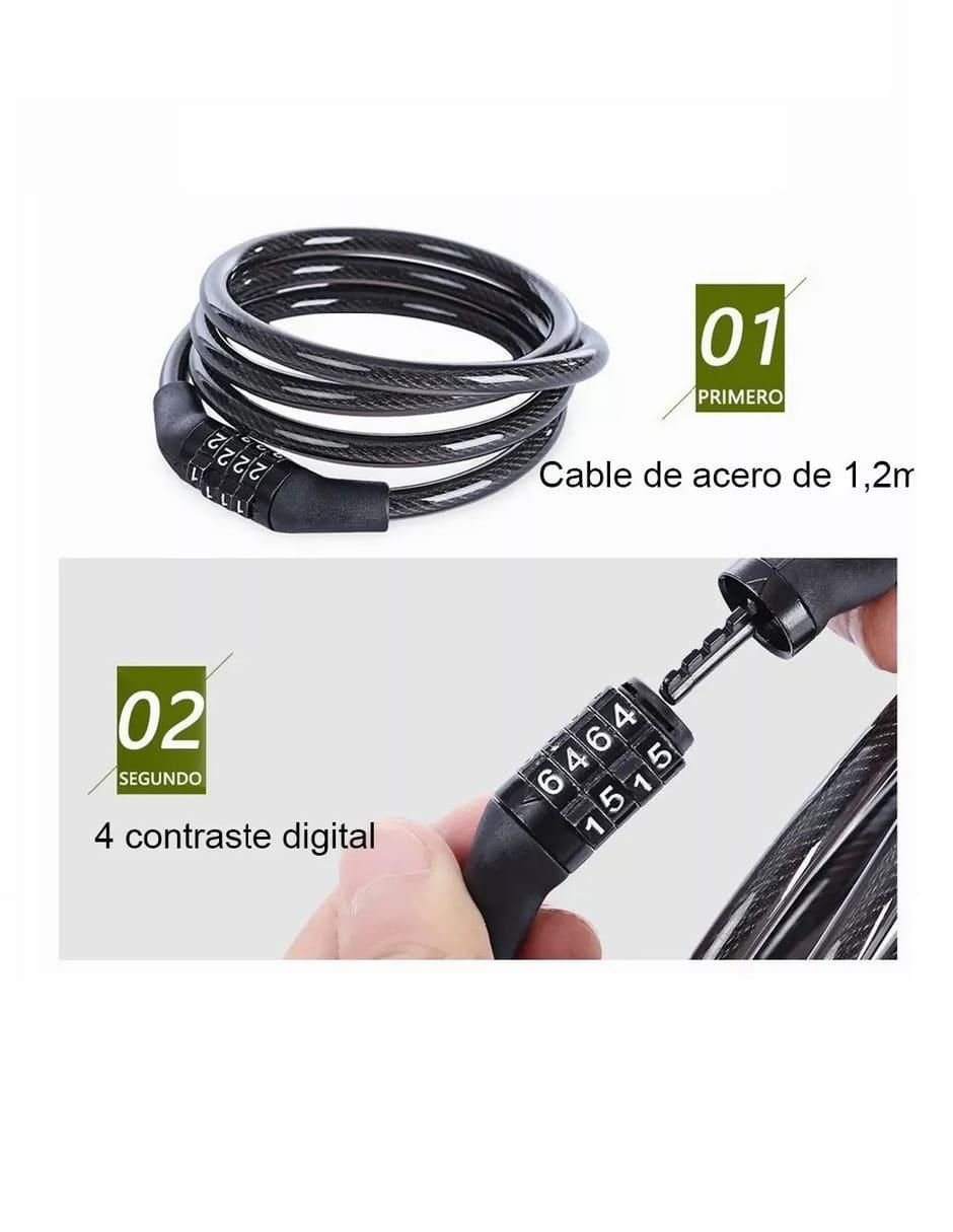 Candado Cadena Reforzado Alta Seguridad Bicicleta - Image 2