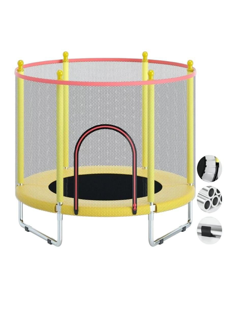 Trampolín de Acero Inoxidable con Red de Seguridad - Image 2