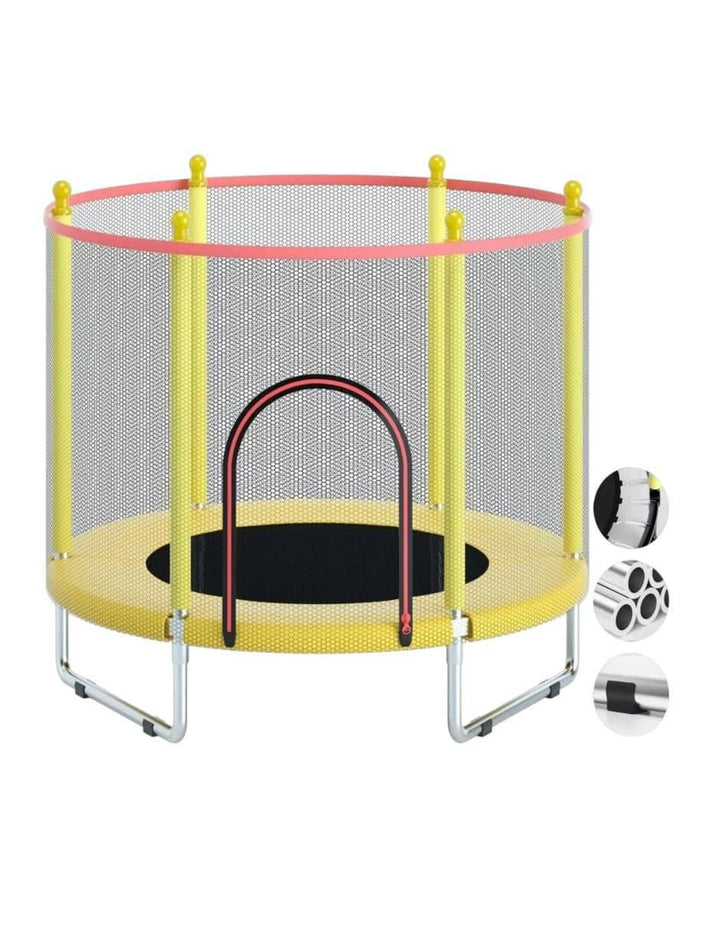 Trampolín de Acero Inoxidable con Red de Seguridad - Image 2