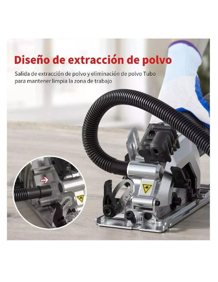 Lijadora Orbital 500W Portátil Empuñadura Goma - Image 3