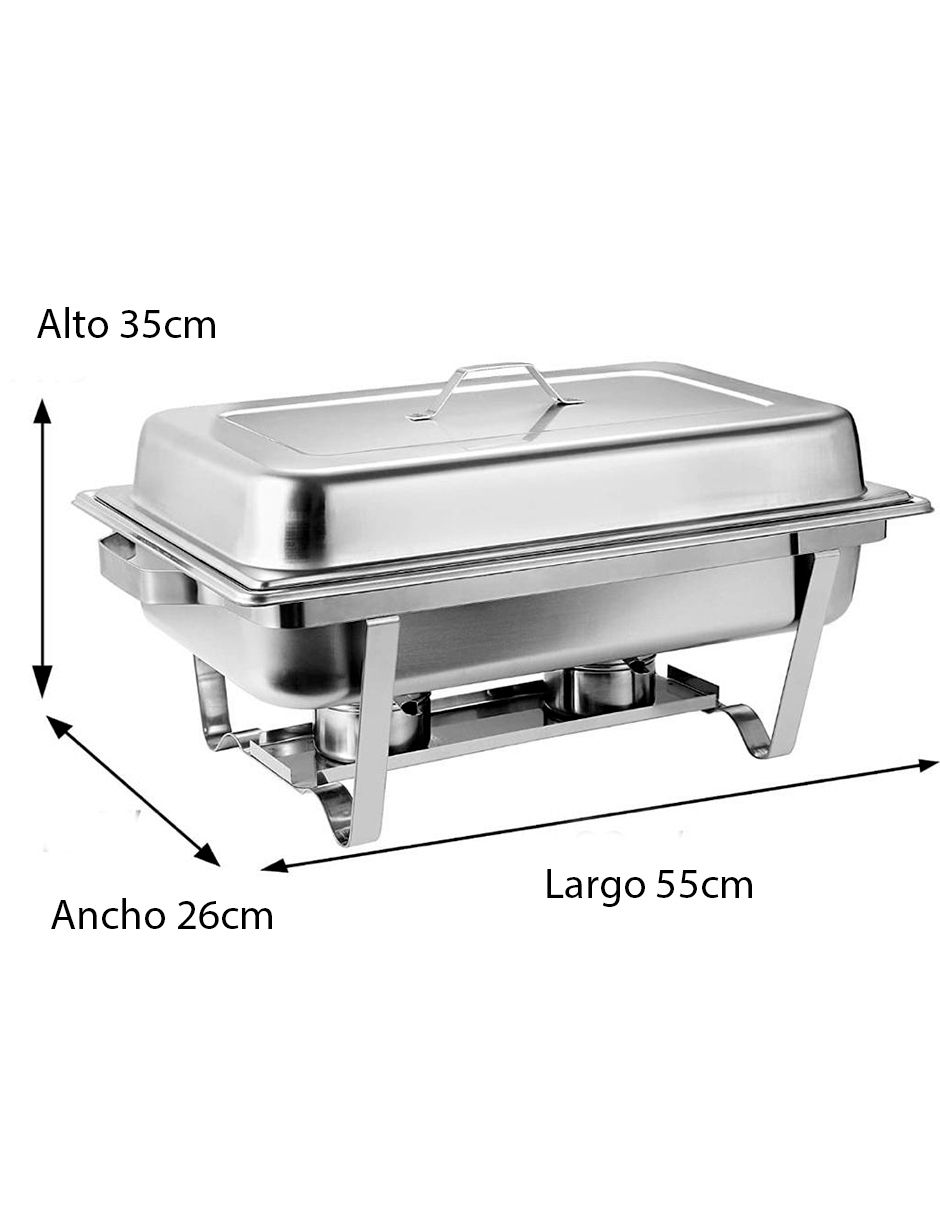 Chafer Bufetera Acero Inoxidable Comerzalia 9.5L - Image 3