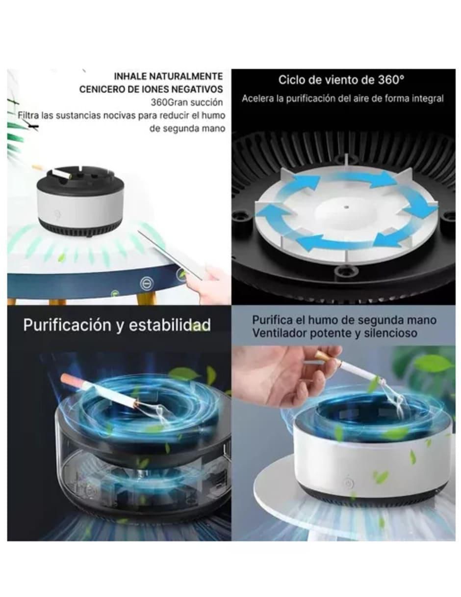 Cenicero sin Humo 360° con Ventilación - Image 2