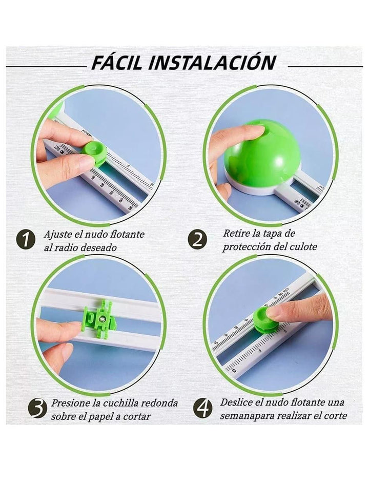 Cortador de Círculos Giratorio para Papel - Image 1