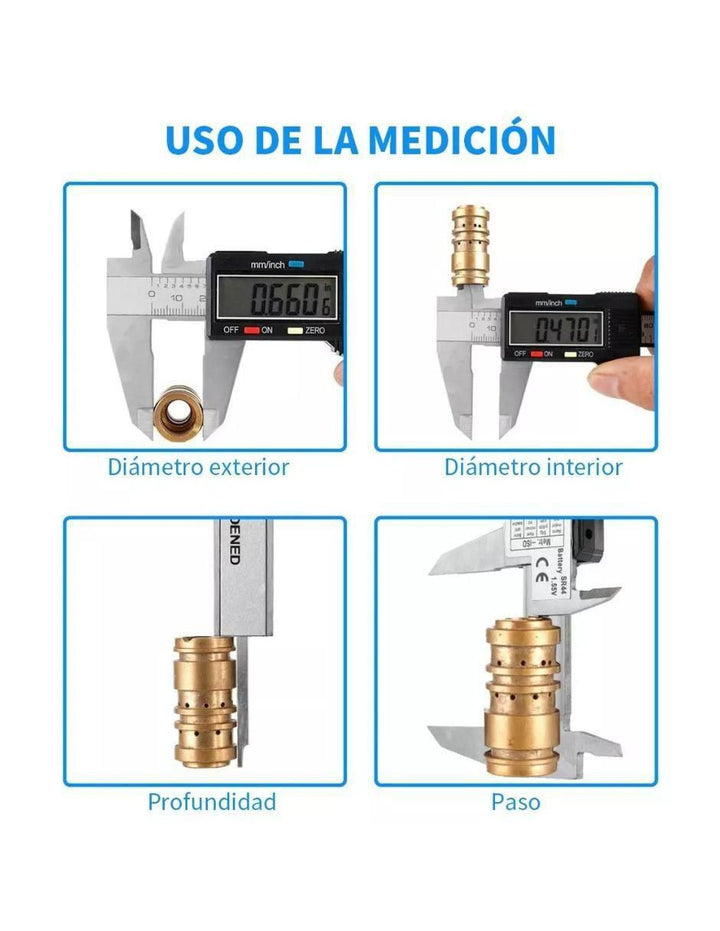 Calibrador Digital Acero Inoxidable 0-150mm - Image 2